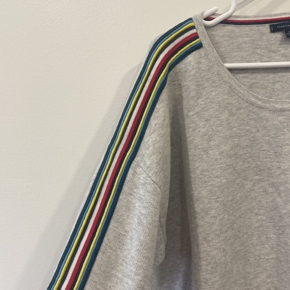Tommy Hilfiger Striped Sleeve Sweater - Picture 3 of 10